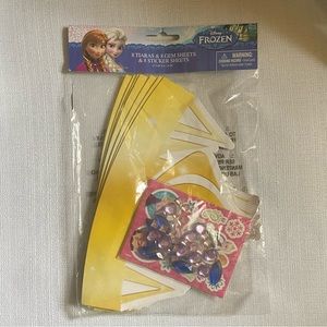 Disney Frozen 8 Tiaras & 8 Gem Sheets & 8 Sticker Sheets